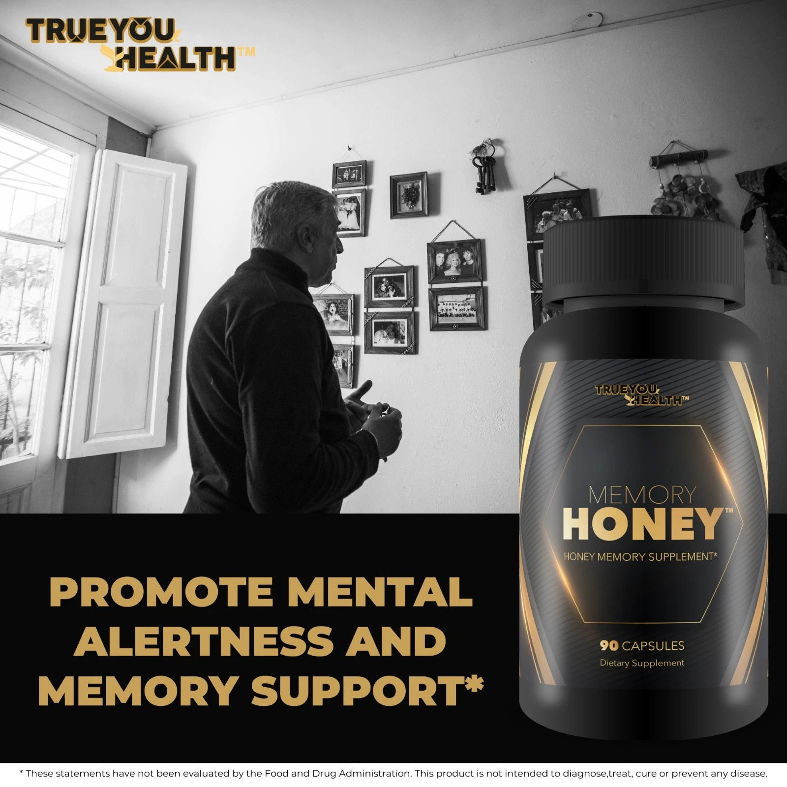 Memory Honey supplement supporting brain health and memory